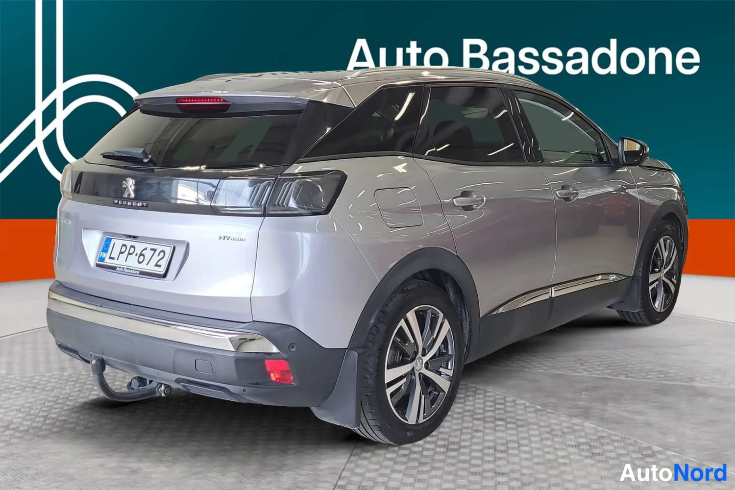 Harmaa Peugeot 3008 2021, takaviisto, kuva 7