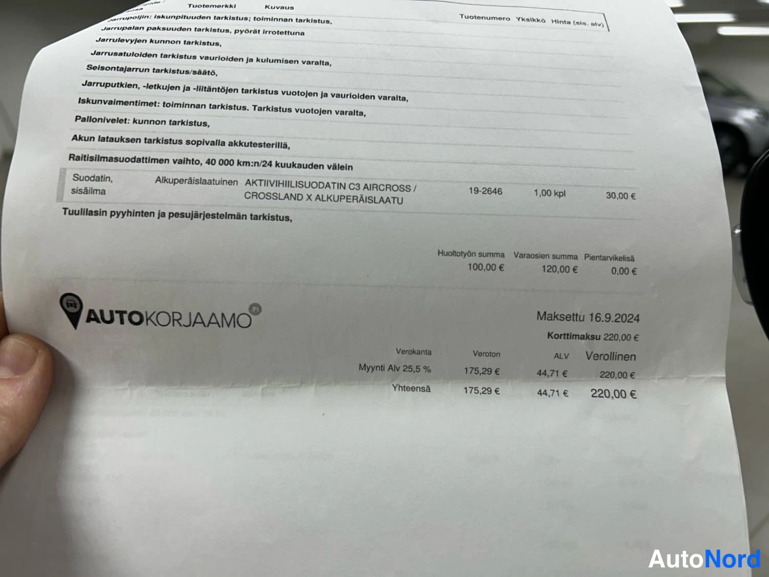 Valkoinen Citroen C3 aircross 2021, kuva 23