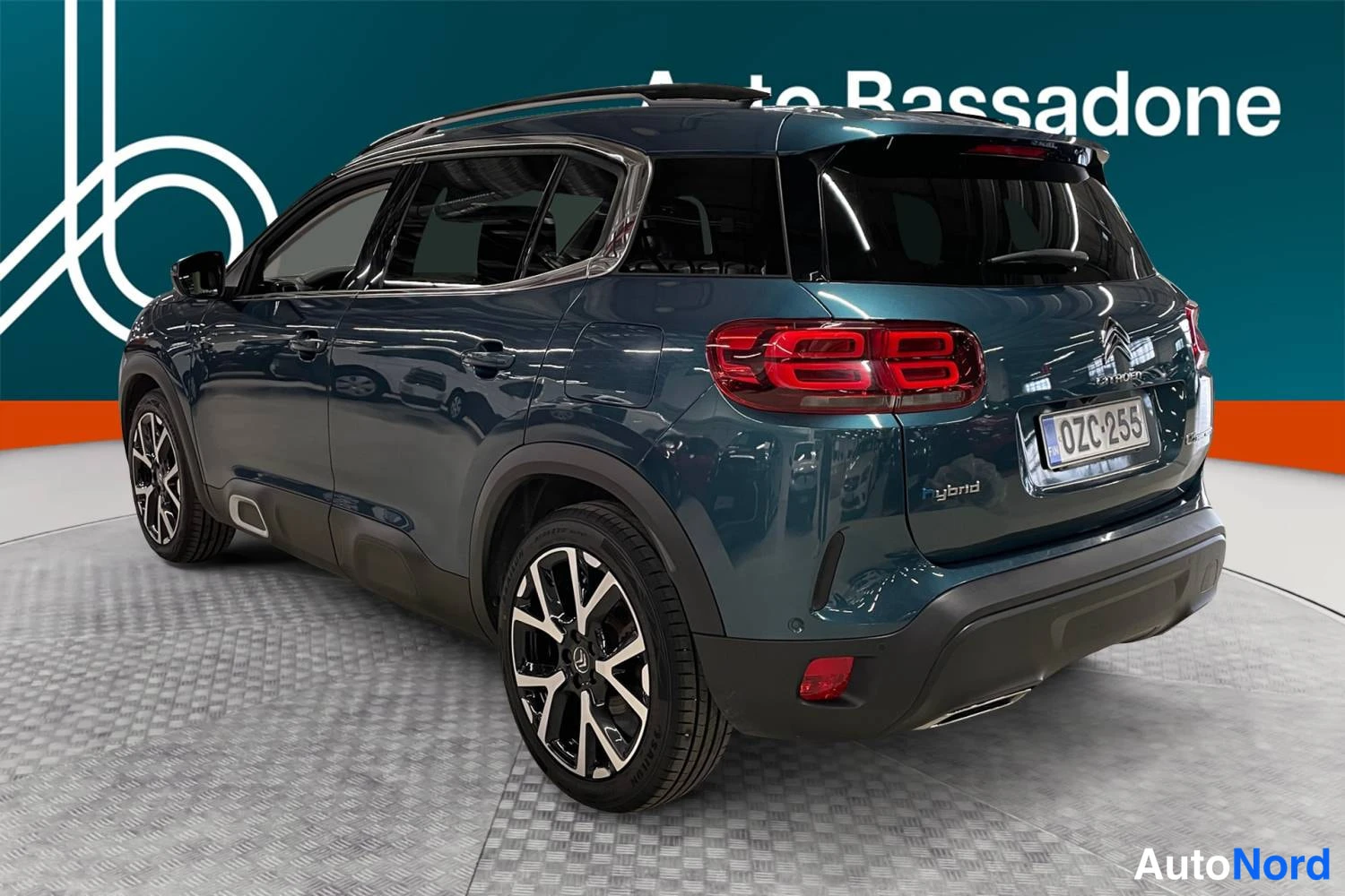 Sininen Citroen C5 aircross 2021, takaviisto, kuva 7
