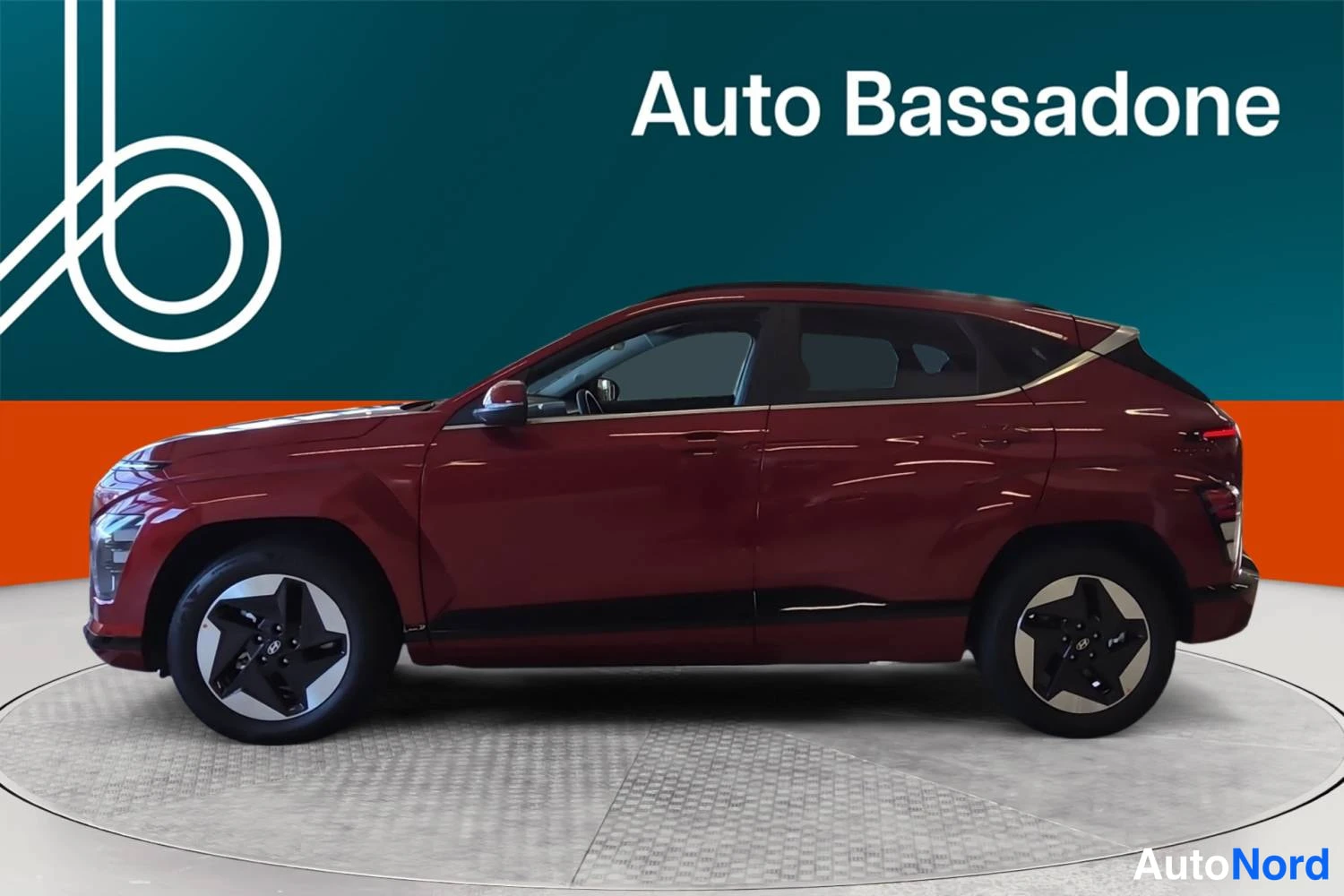 Punainen Hyundai Kona electric 2027, sivulta, kuva 5
