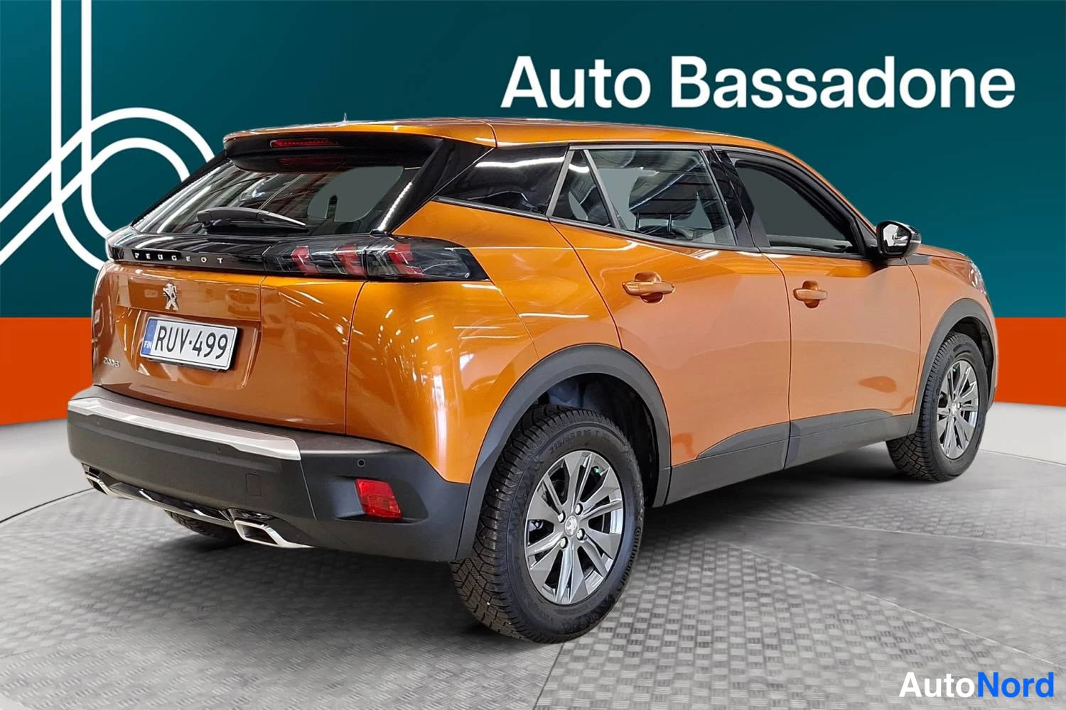 Oranssi Peugeot 2008 2023, takaviisto, kuva 7