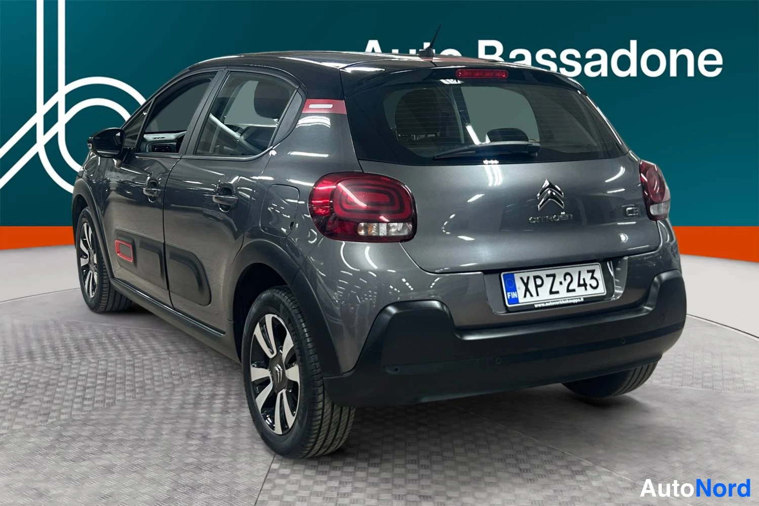 Harmaa Citroen C3 2021, takaviisto, kuva 7