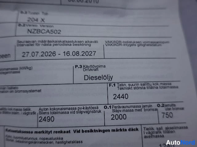 Vihreä Mercedes-Benz GLK 2010, asiakirja, kuva 31