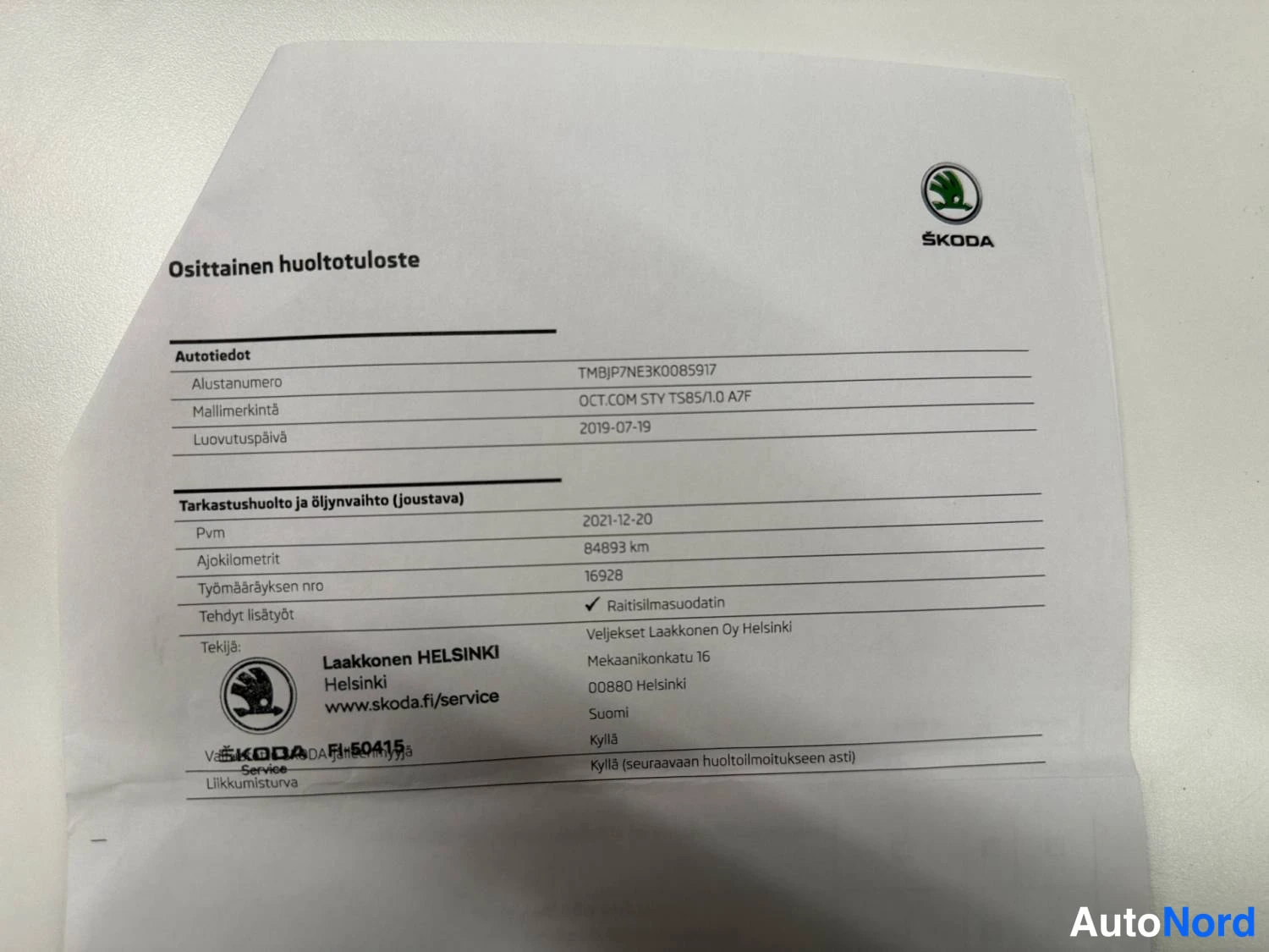 Punainen Skoda Octavia 2019, kuva 26