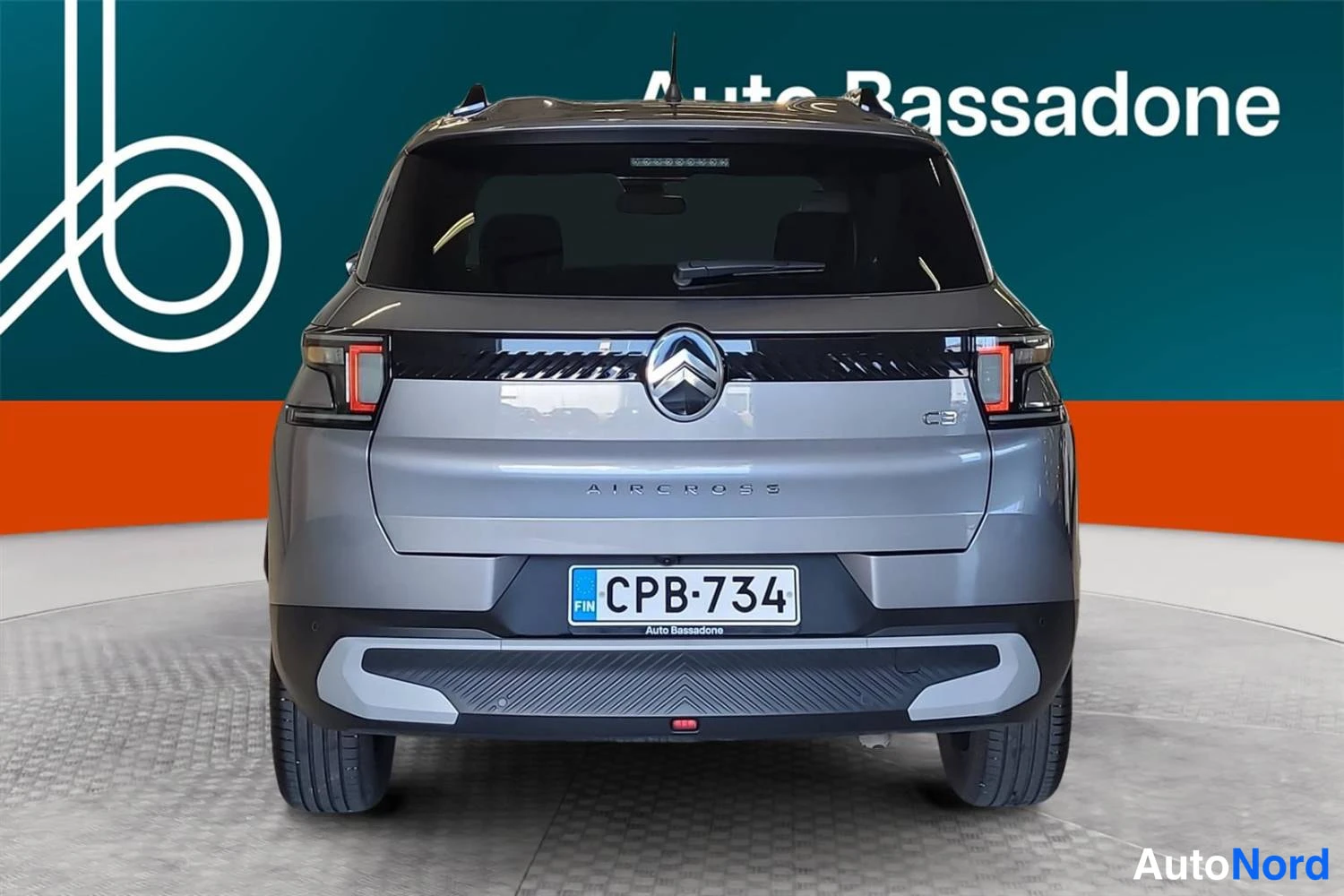 Harmaa Citroen C3 aircross 2025, takaa, kuva 8
