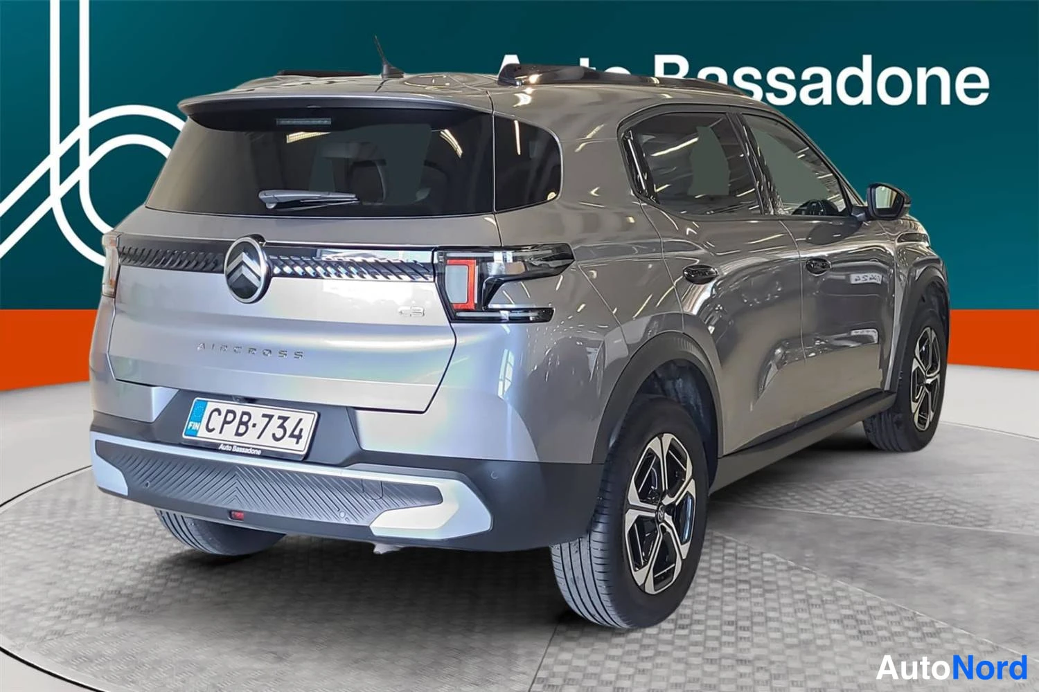 Harmaa Citroen C3 aircross 2025, takaviisto, kuva 7