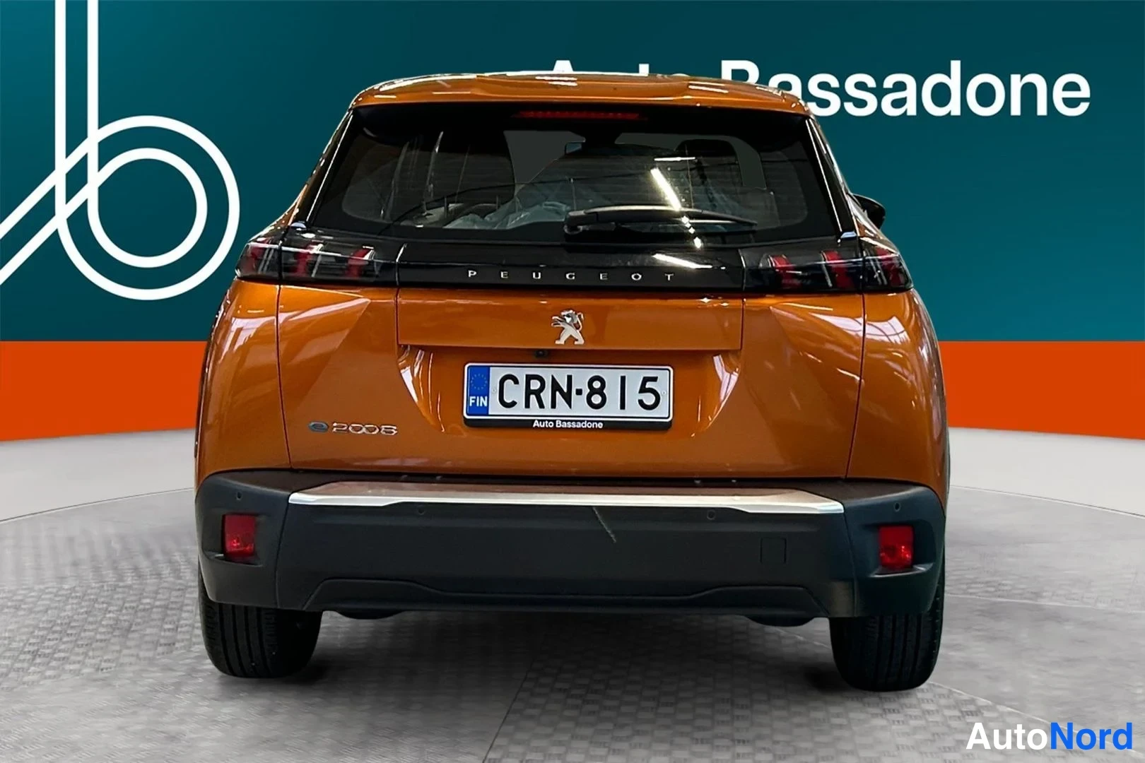 Oranssi Peugeot E-2008 2023, takaa, kuva 5