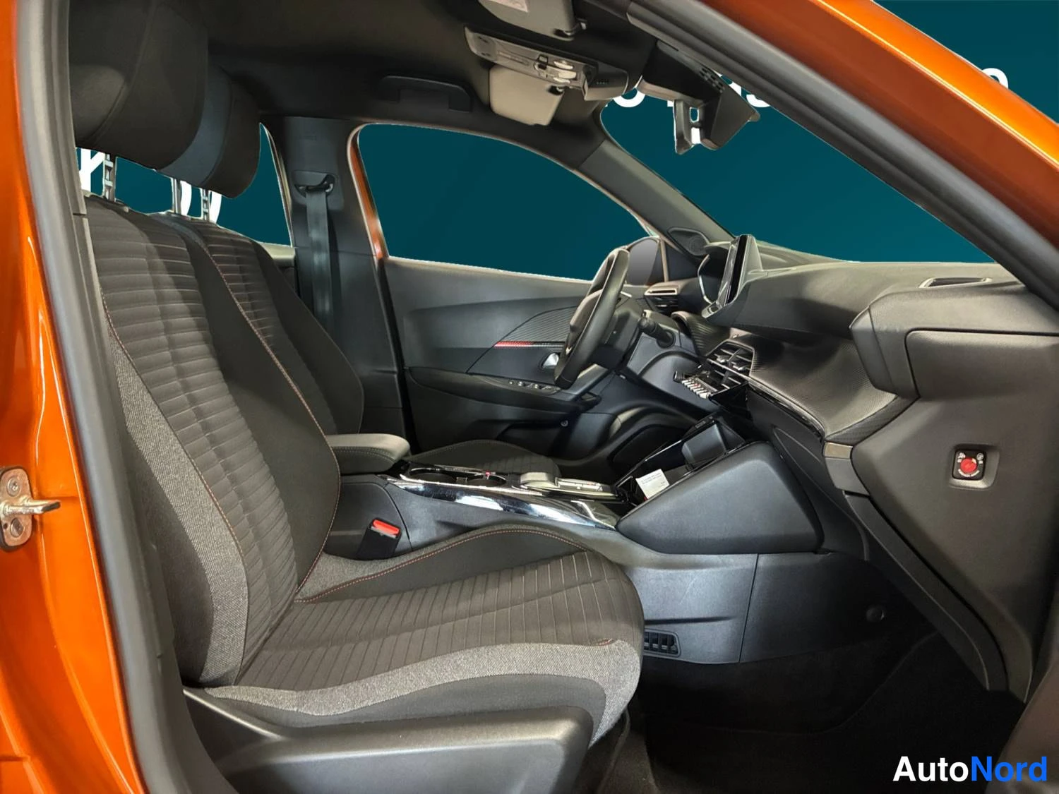 Oranssi Peugeot E-2008 2023, yksityiskohta, kuva 12