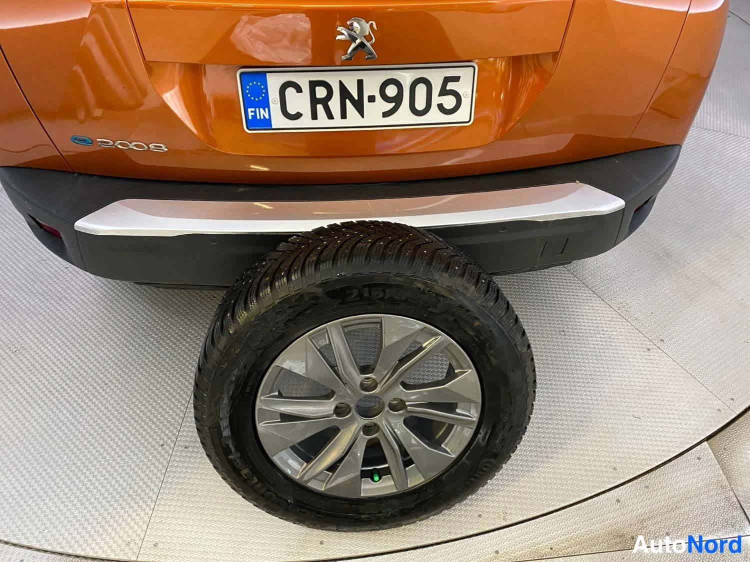 Oranssi Peugeot E-2008 2023, takaa, kuva 9