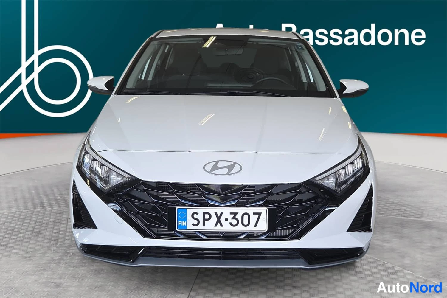 Valkoinen Hyundai I20 2026, edestä, kuva 4