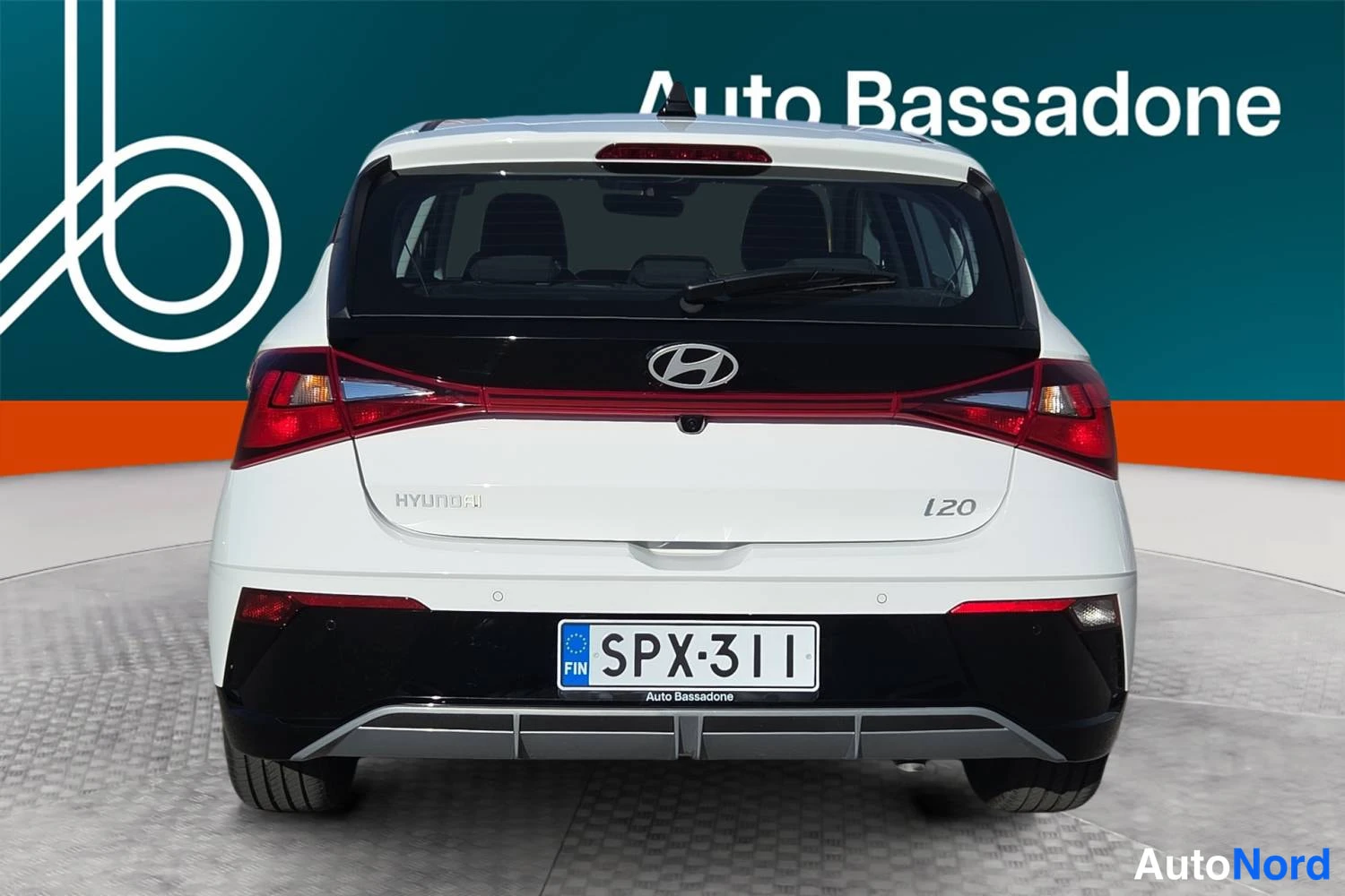 Valkoinen Hyundai I20 2026, takaa, kuva 8