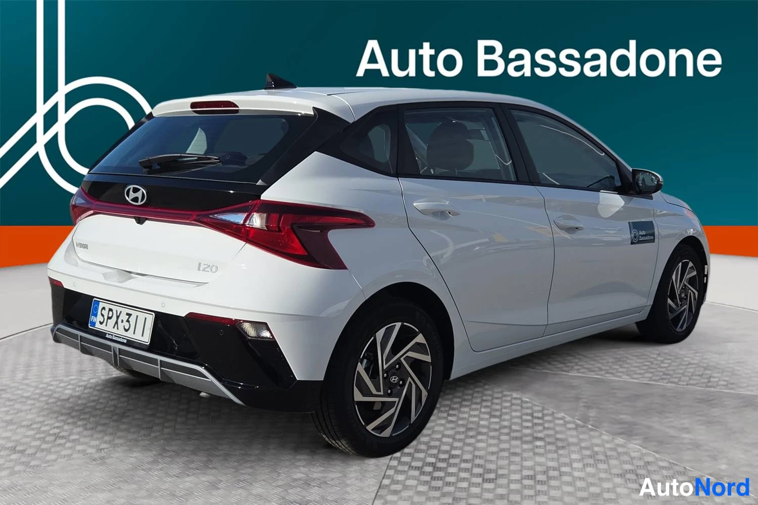 Valkoinen Hyundai I20 2026, takaviisto, kuva 7