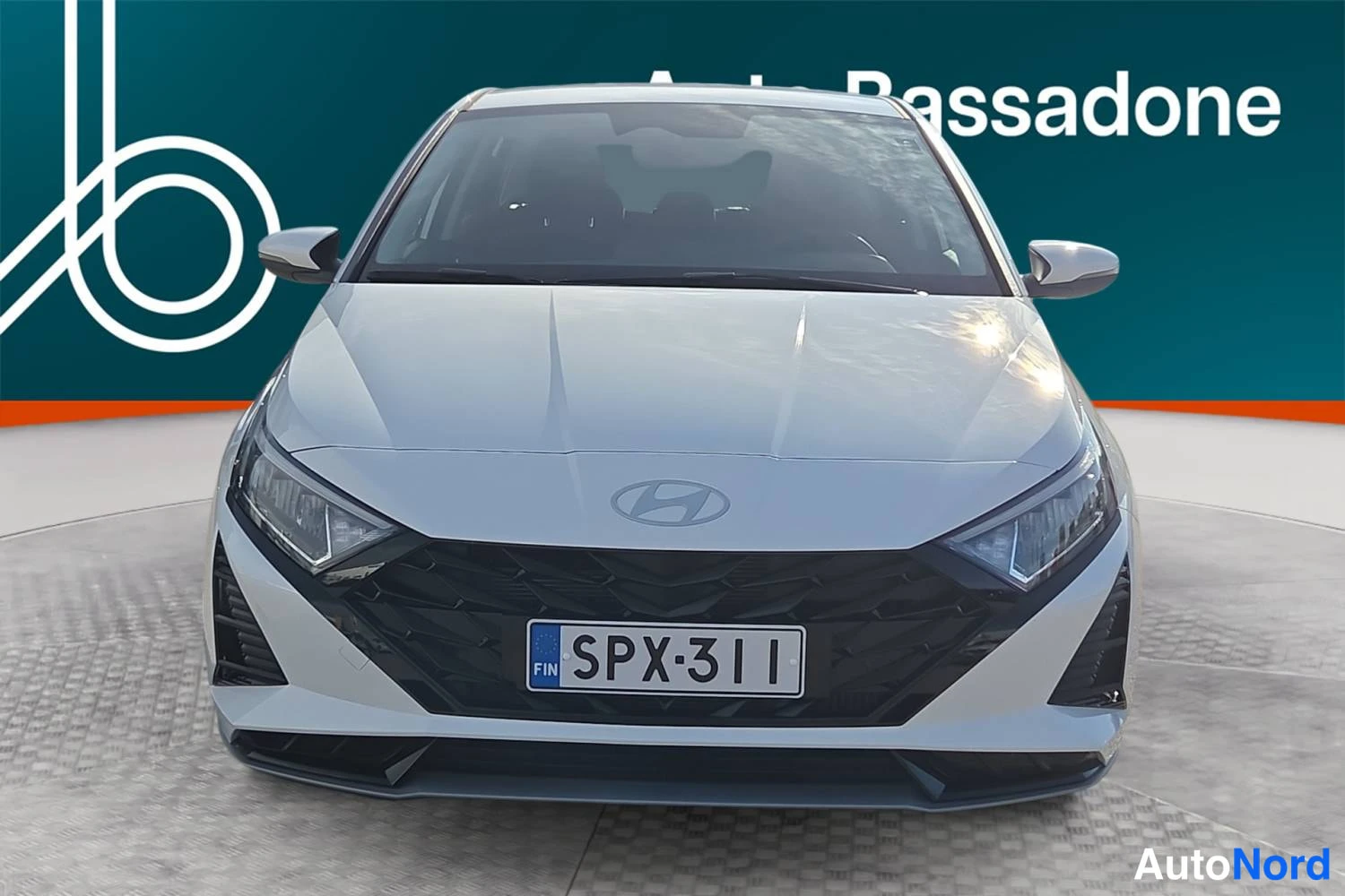 Valkoinen Hyundai I20 2026, edestä, kuva 3