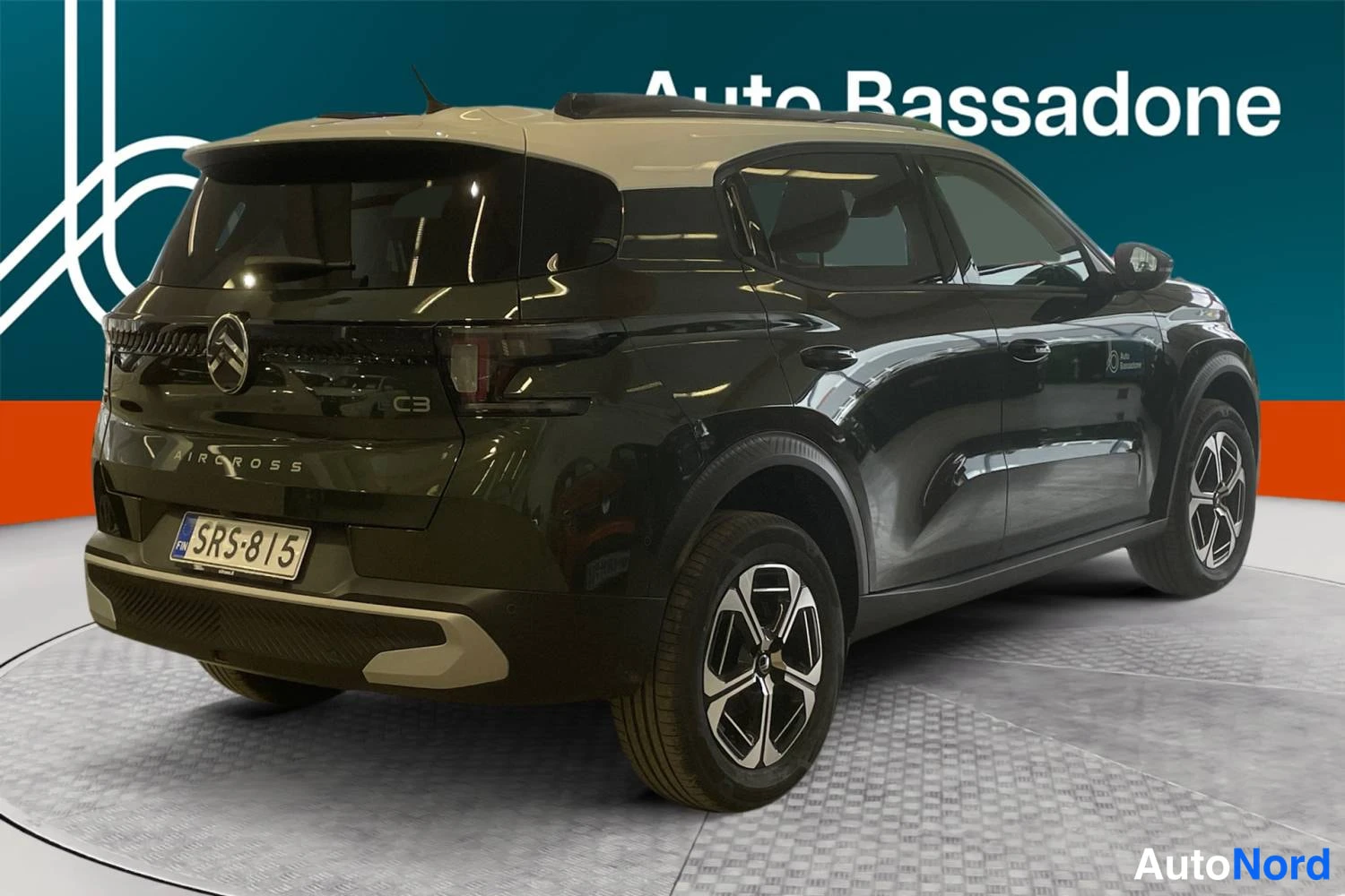 Vihreä Citroen E-c3 aircross 2026, takaviisto, kuva 8
