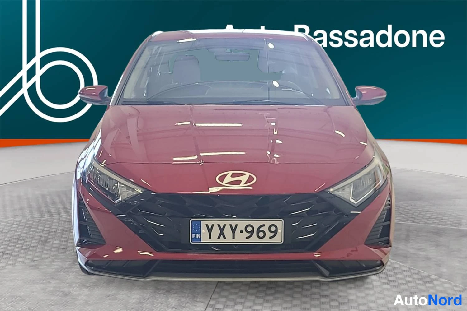 Red Hyundai I20 2024, front, photo 4