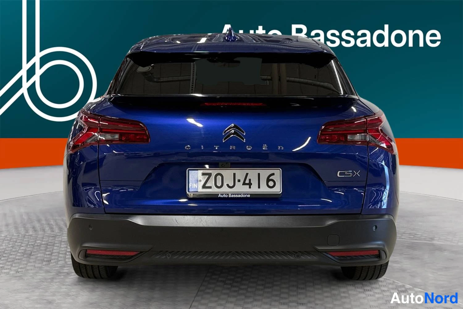 Sininen Citroen C5 x 2022, takaa, kuva 8