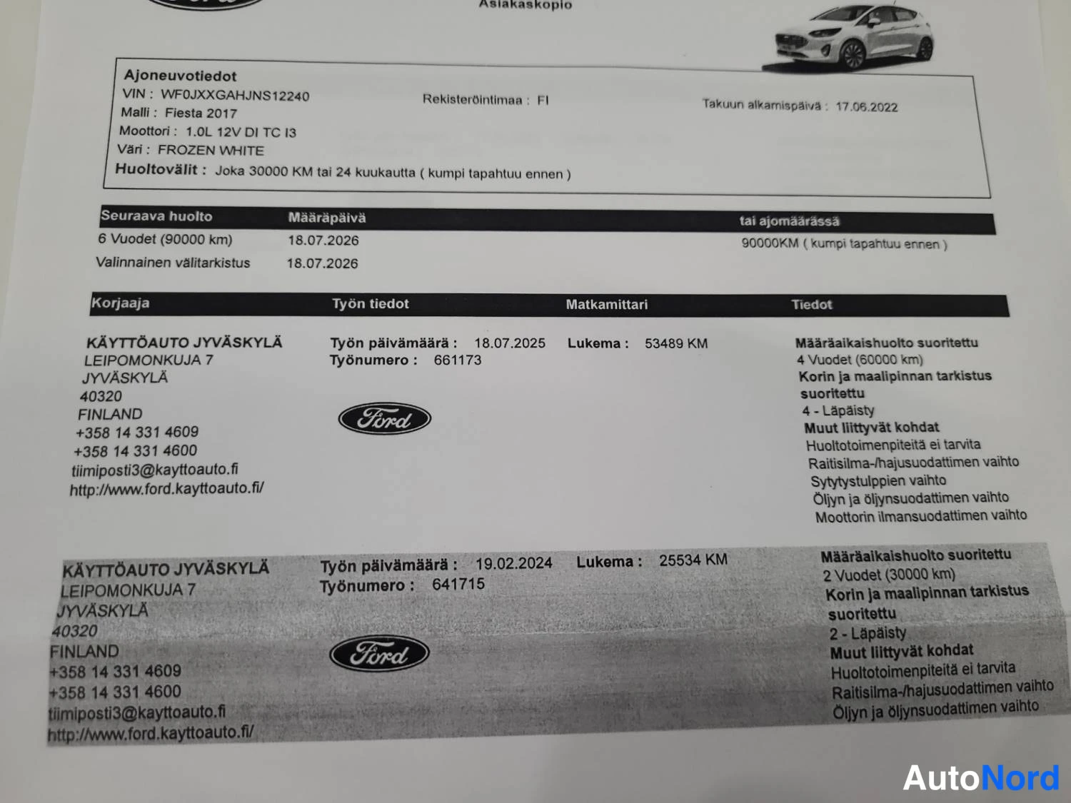Valkoinen Ford Fiesta 2022, kuva 26