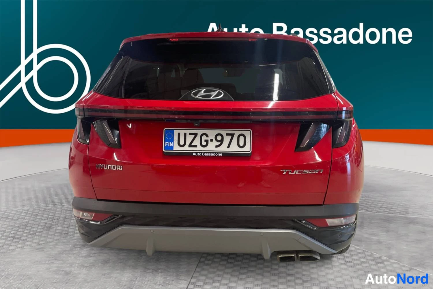 Red Hyundai Tucson 2022, rear, photo 10