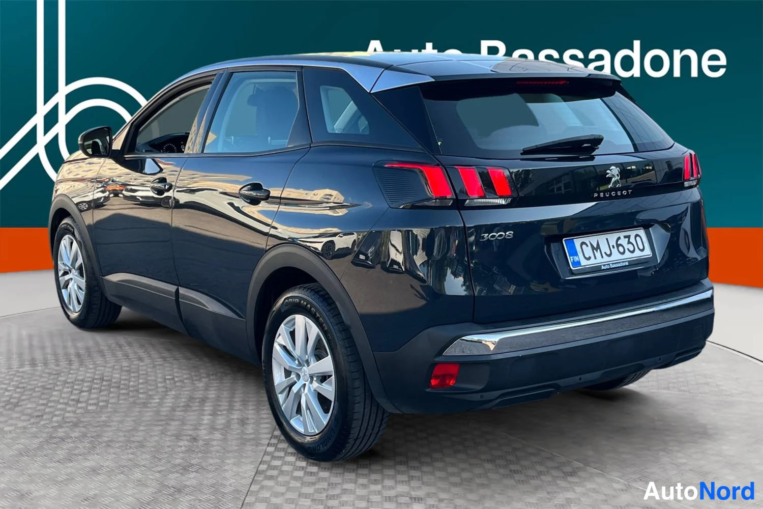 Musta Peugeot 3008 2019, takaviisto, kuva 6