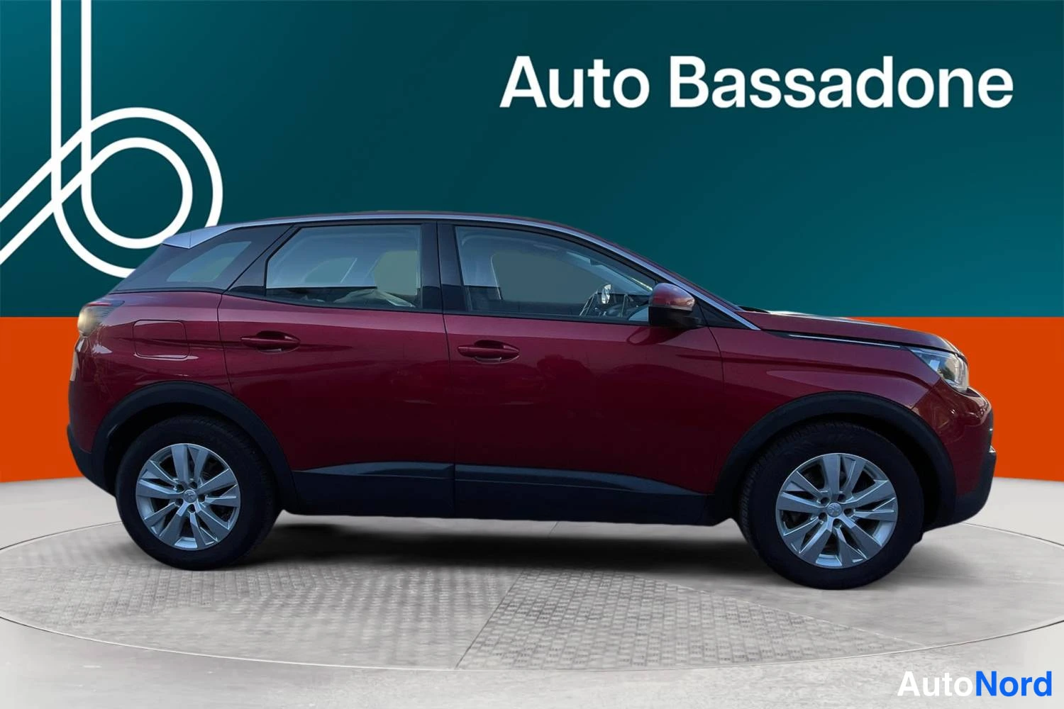 Punainen Peugeot 3008 2019, sivulta, kuva 5