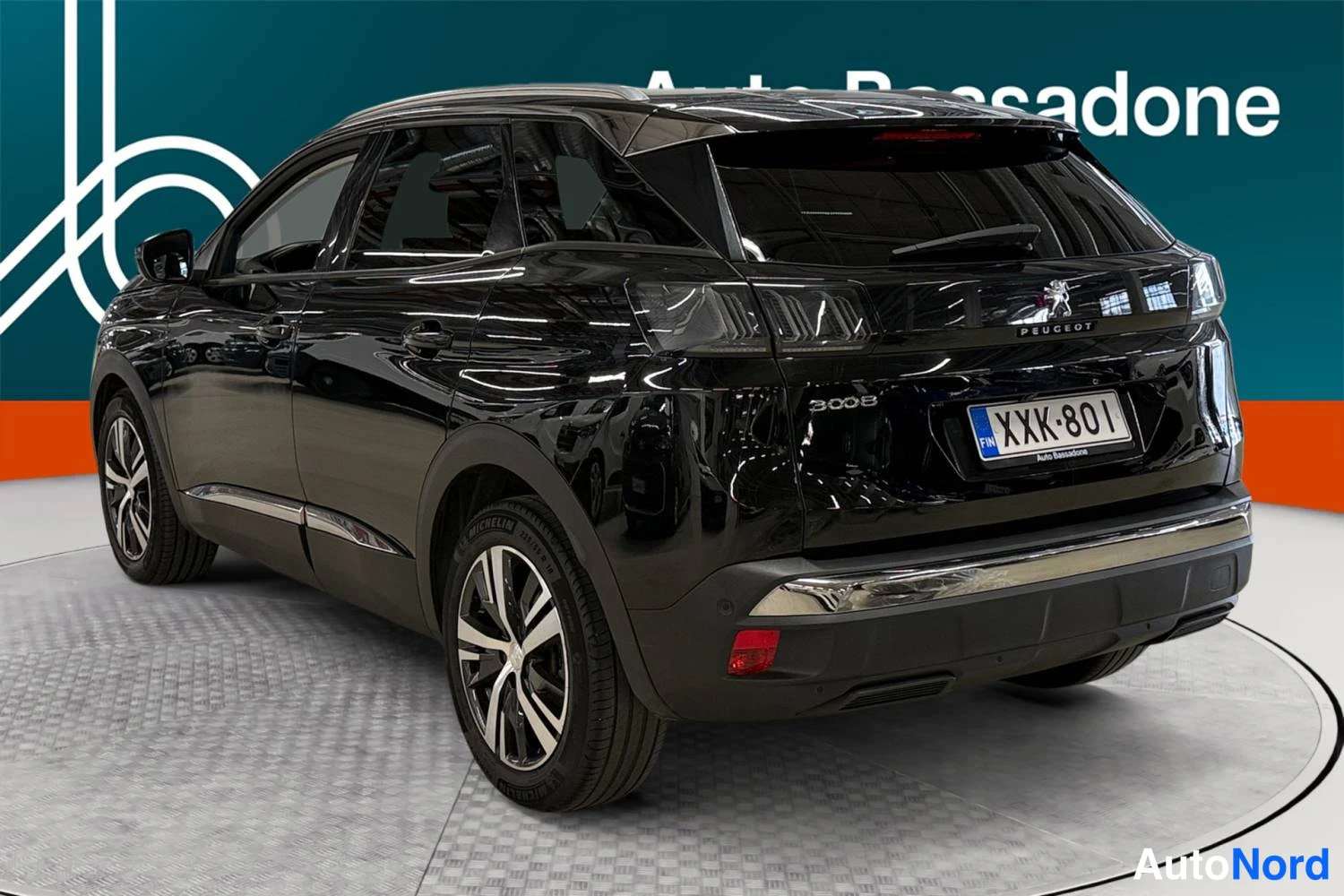 Musta Peugeot 3008 2021, takaviisto, kuva 6