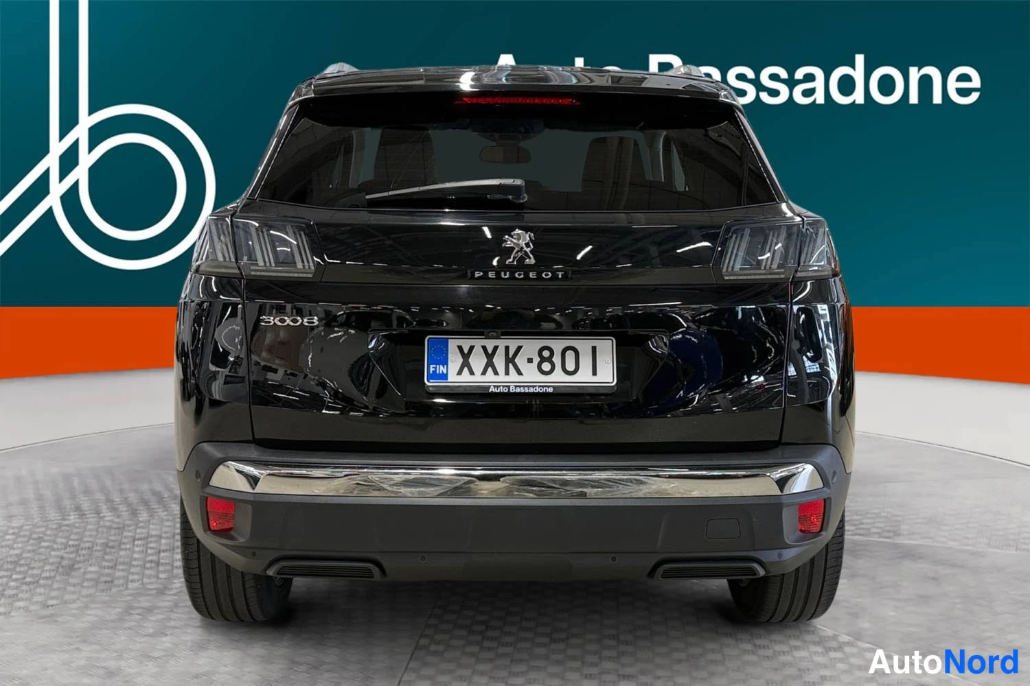 Musta Peugeot 3008 2021, takaa, kuva 8