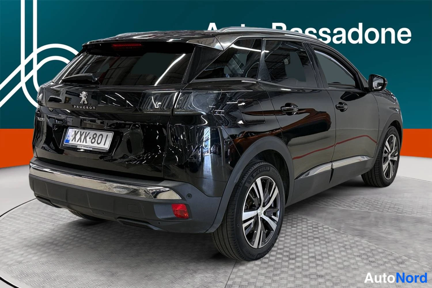 Musta Peugeot 3008 2021, takaviisto, kuva 7
