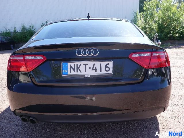 Musta Audi A5 2013, takaa, kuva 13
