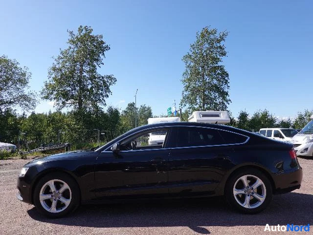 Musta Audi A5 2013, etuviisto, keula vasemmalle, kuva 4