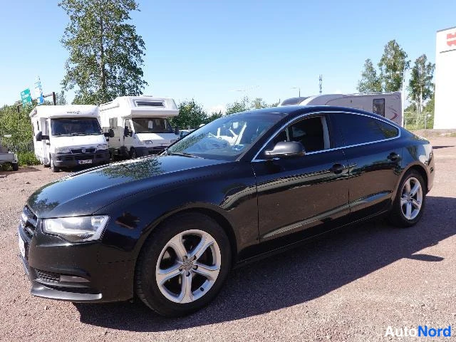 Musta Audi A5 2013, etuviisto, keula vasemmalle, kuva 5