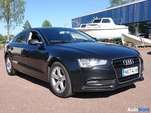Musta Audi A5 2013, etuviisto, keula oikealle, kuva 6