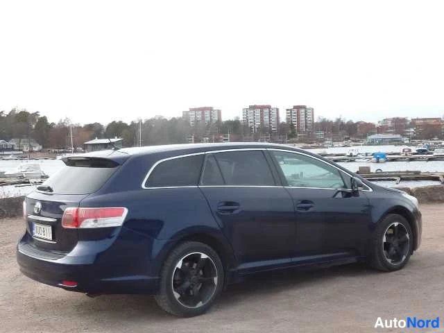 Blue Toyota AVENSIS 2009, rear three-quarter, photo 8