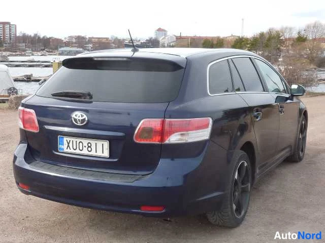 Blue Toyota AVENSIS 2009, rear three-quarter, photo 10