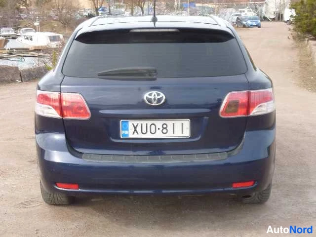 Blue Toyota AVENSIS 2009, rear, photo 13