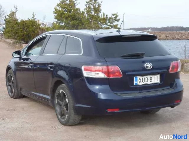 Blue Toyota AVENSIS 2009, rear three-quarter, photo 11