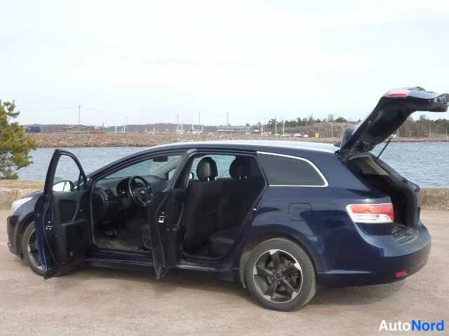 Sininen Toyota AVENSIS 2009, takaviisto, kuva 13