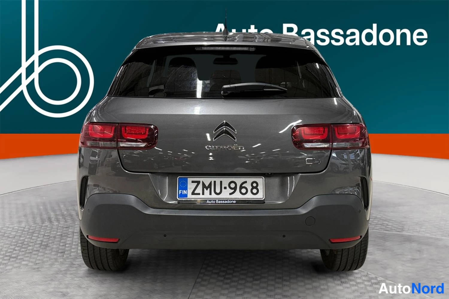 Harmaa Citroen C4 cactus 2020, takaa, kuva 8