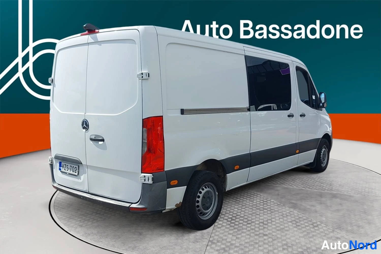 Valkoinen Mercedes-Benz Sprinter 314 CDI 2018, takaviisto, kuva 5