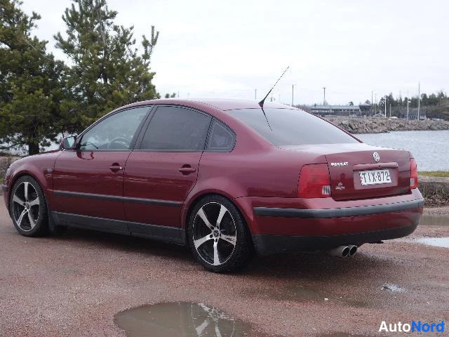Punainen Volkswagen Passat 2000, takaviisto, kuva 14