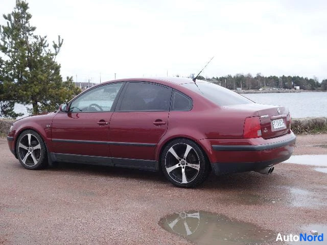 Punainen Volkswagen Passat 2000, takaviisto, kuva 15