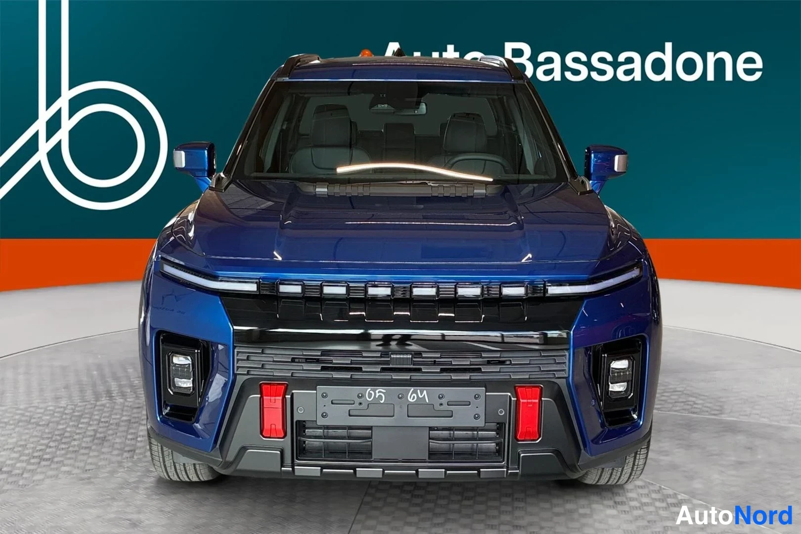 Sininen KGM Musso ev 2026, edestä, kuva 3