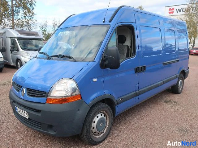 Sininen Renault MASTER 2007, etuviisto, keula vasemmalle, kuva 2