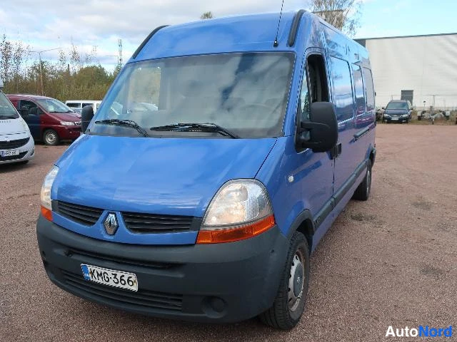 Sininen Renault MASTER 2007, etuviisto, keula vasemmalle, kuva 3