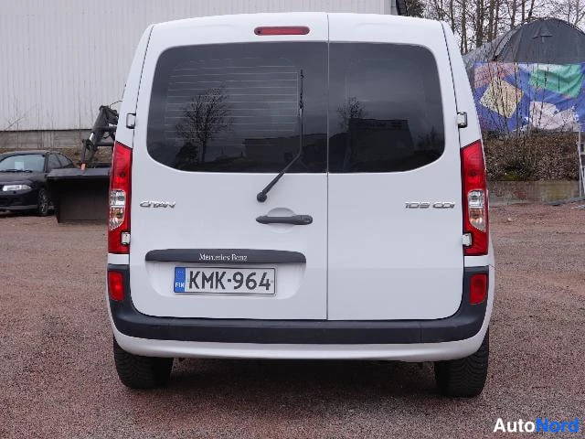 Valkoinen Mercedes-Benz Citan 2014, takaa, kuva 15
