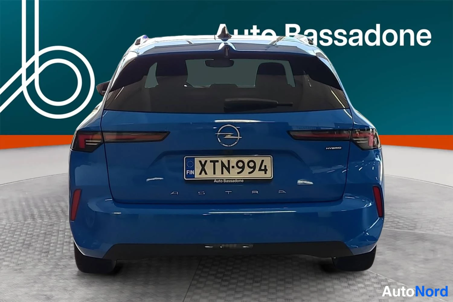 Blue Opel Astra sports tourer 2026, rear, photo 8