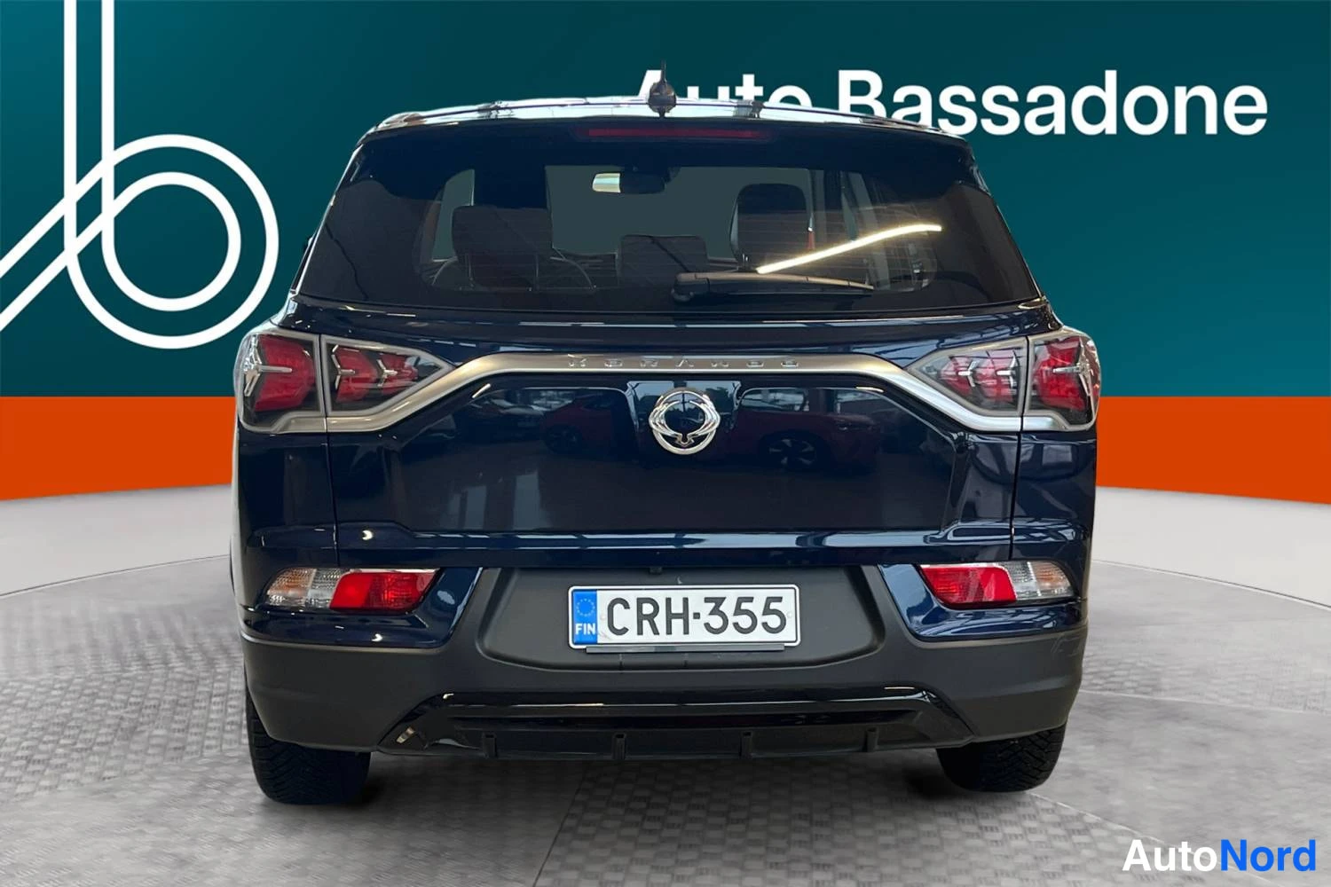 Sininen SsangYong Korando e-Motion 2024, takaa, kuva 8