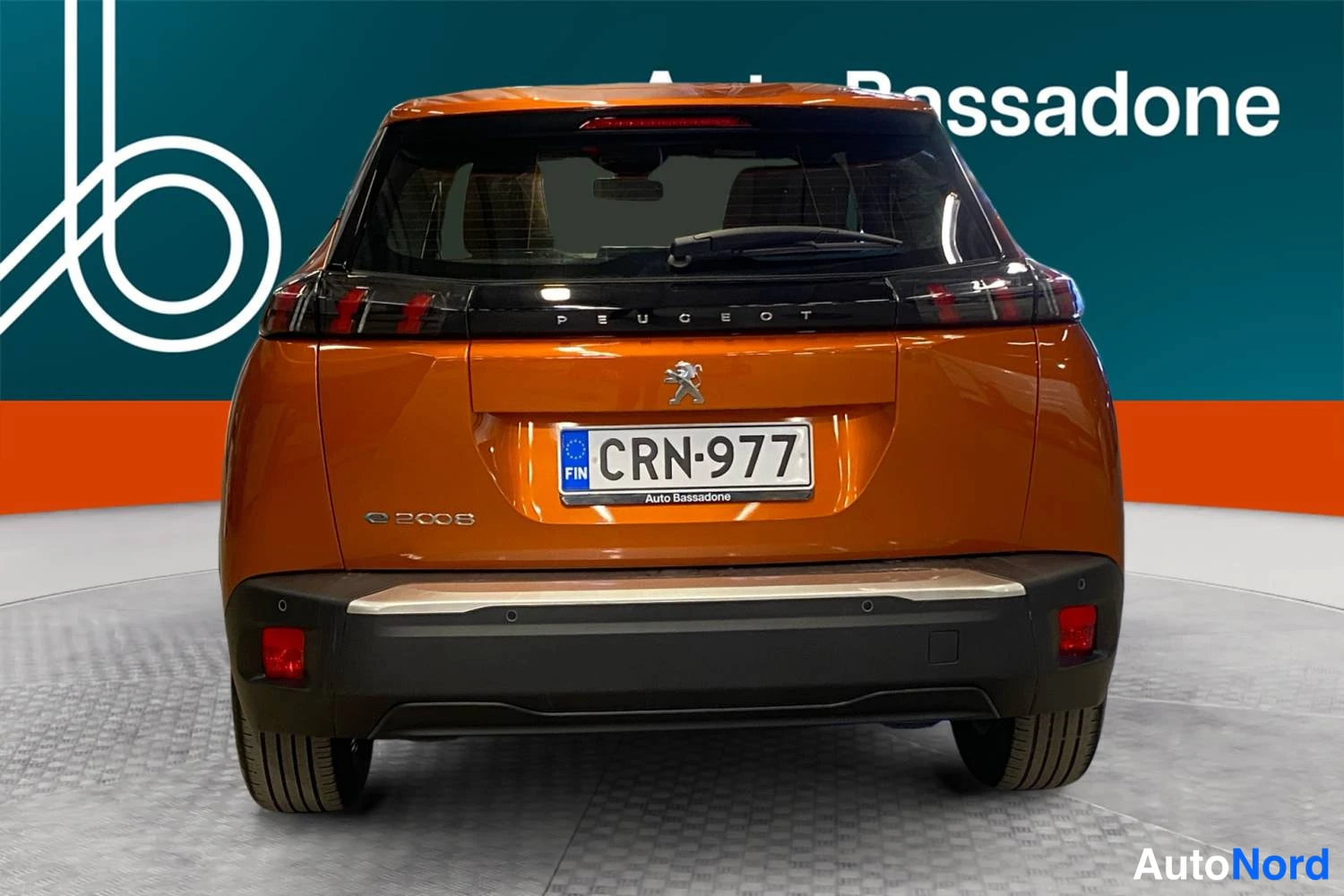 Oranssi Peugeot E-2008 2023, takaa, kuva 8