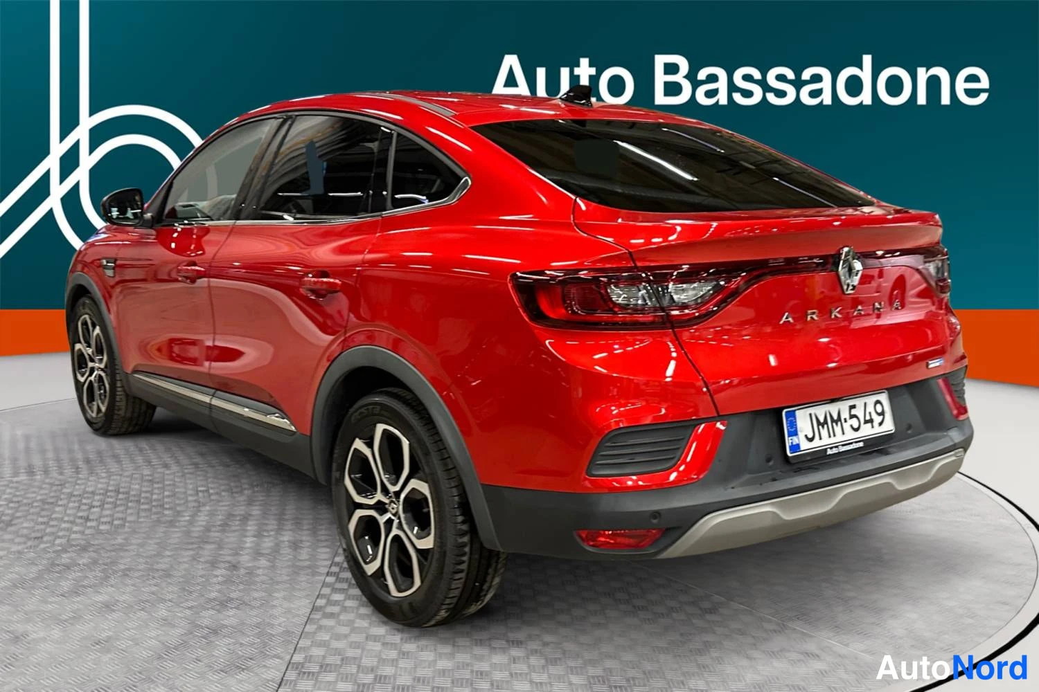Red Renault Arkana E-TECH 2023, rear three-quarter, photo 6
