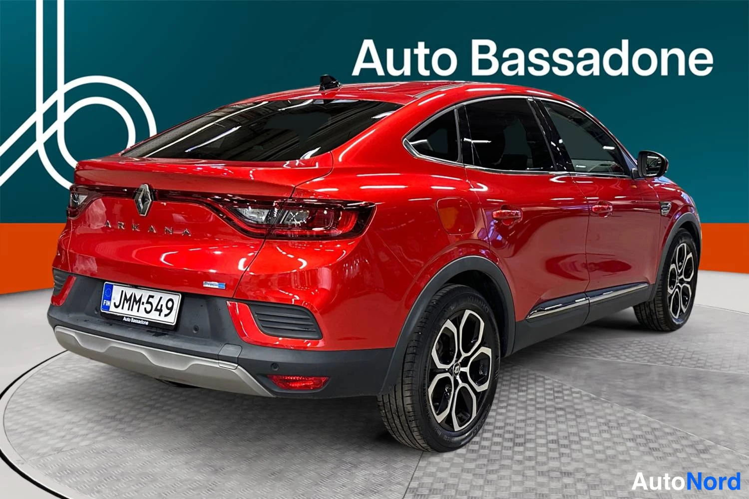Red Renault Arkana E-TECH 2023, rear three-quarter, photo 7