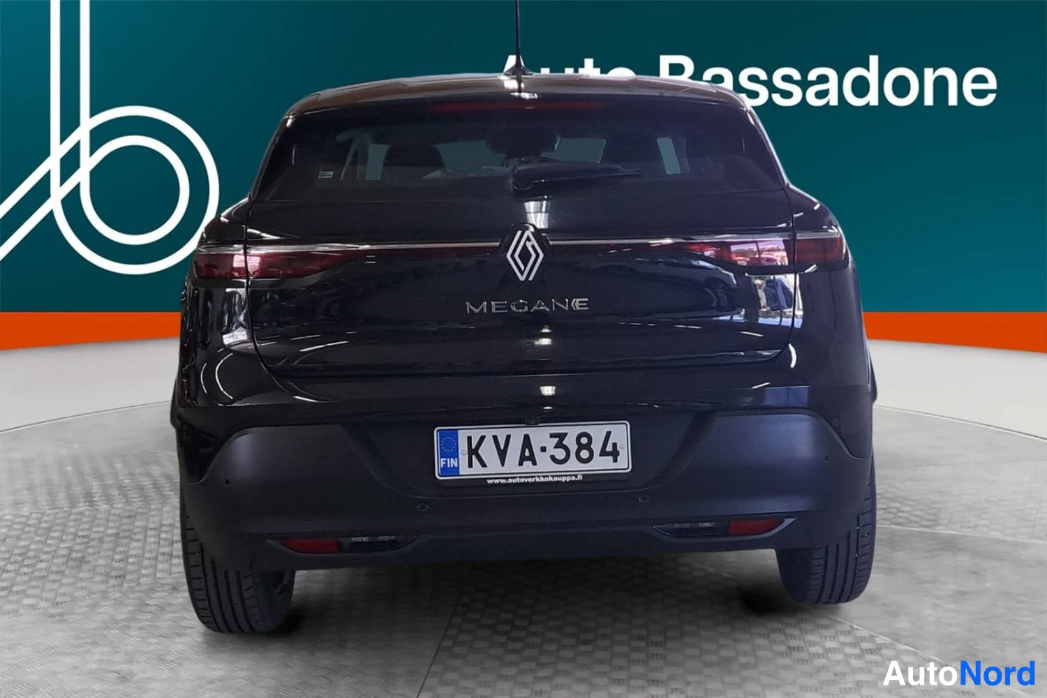 Black Renault Megane E-Tech electric 2022, rear, photo 7